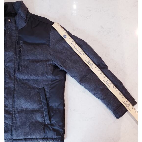 Tumi T-Tech Men's Size Large Down Filled Coat Quilted L8GRB Black *Missing Hood* - Picture 14 of 16